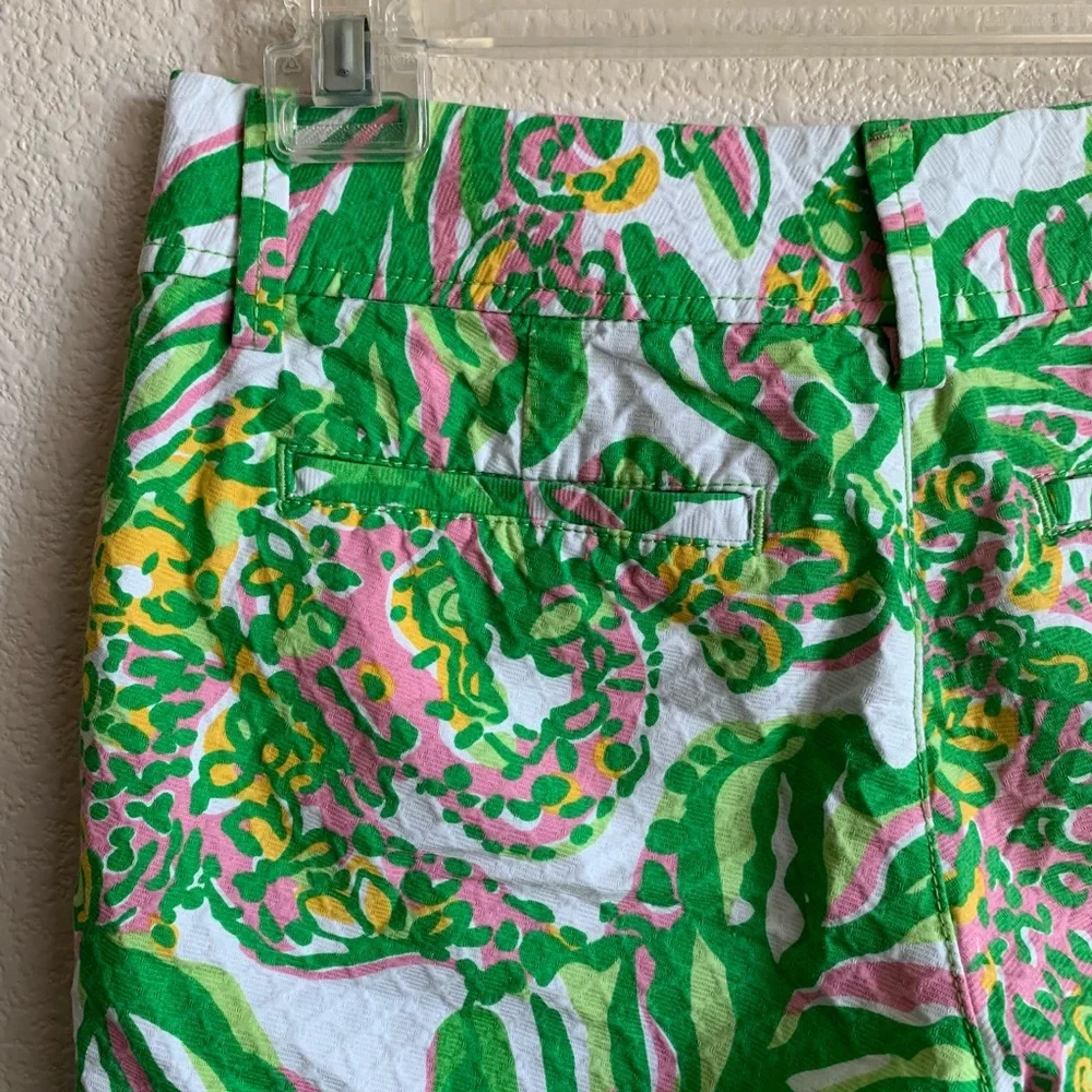 Lilly Pulitzer Cotton 00 Callahan‎ Short Seeing Pink Elephant